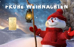 Geschenkidee-Frohe-Weihnachten-PVC-Karte-mit-Goldbarren-1Gramm